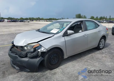 2016 Toyota Corolla Le z USA, uszkodzony, nr VIN 2T1BURHE4GC676260